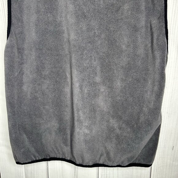 Vintage Marker Salt Lake 2002 Winter Olympics Sz M Mock Neck Fleece Vest Gray - Picture 8 of 8